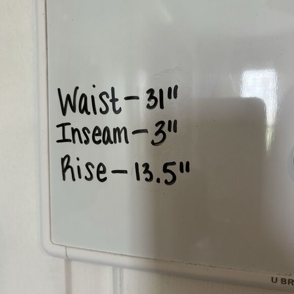 Ann Taylor NEW Linen Blend Shorts Green Embroidery Pleated High Waist 8 Petite - Picture 8 of 8